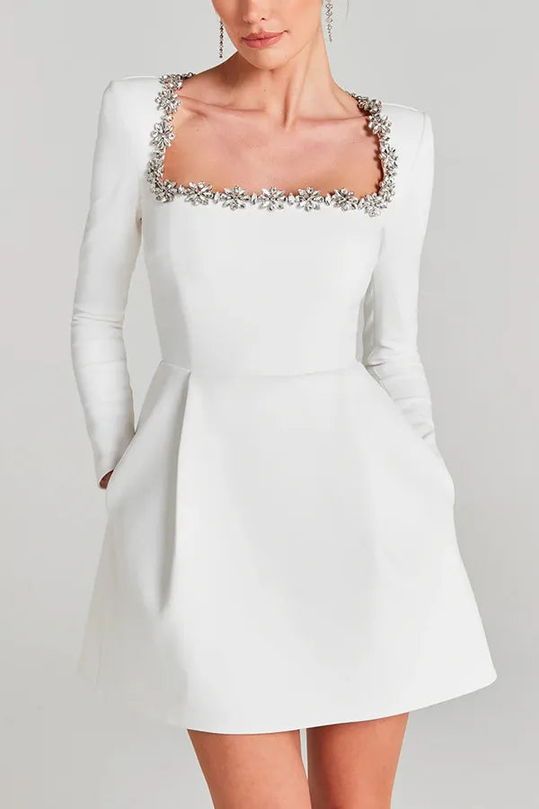 YunaWear | Valentina Fluwelen Mini-Jurk