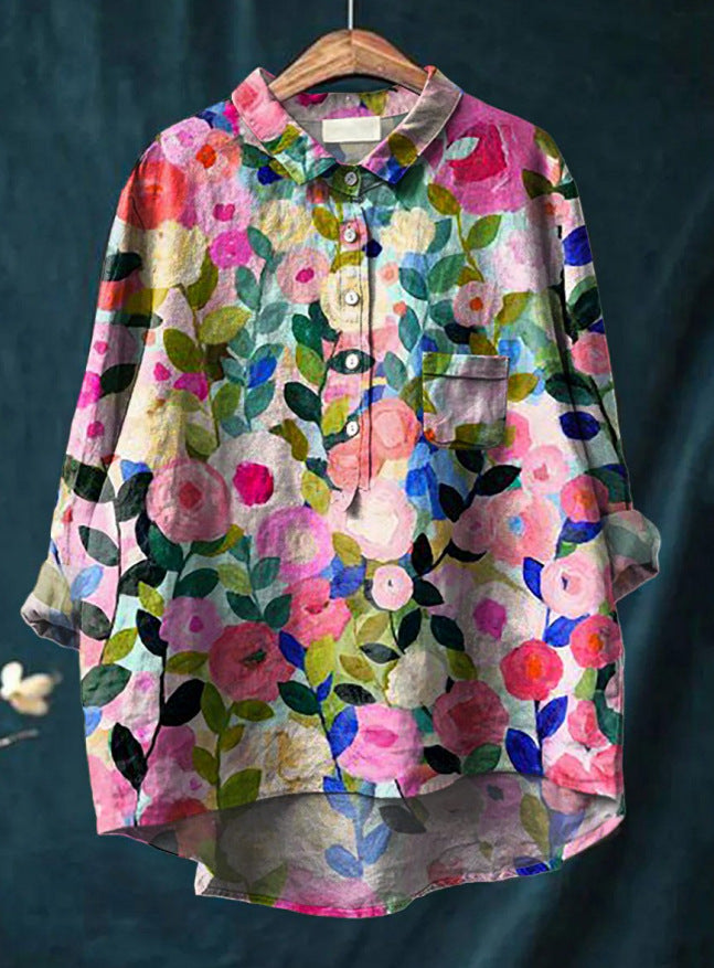 Selena| French Vintage Blouse