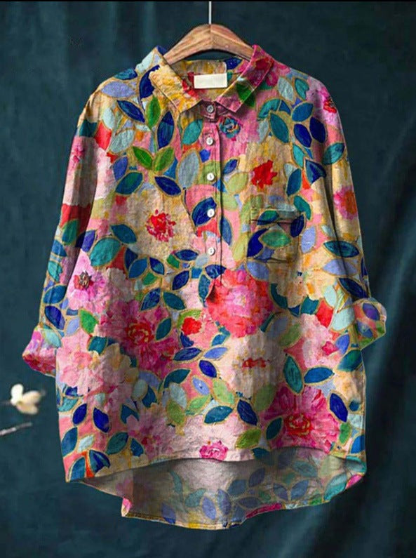 Selena| French Vintage Blouse