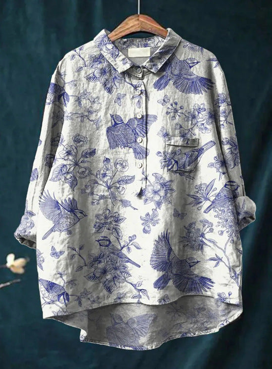 Selena| French Vintage Blouse