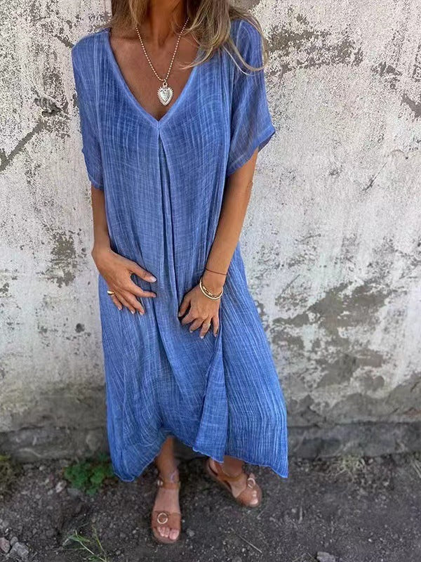 Megan | Comfortable dress with V-neckline