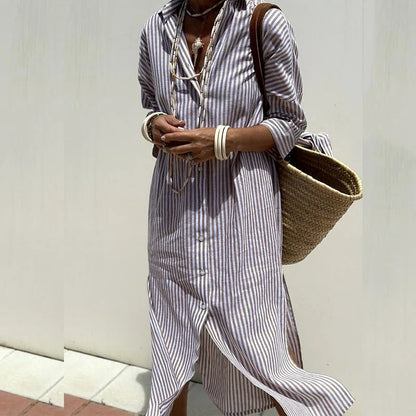 Rochelle | Elegant Striped Summer Dress (Almost sold out)