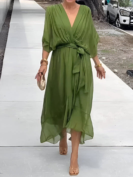 Monica™ | V-neck dress