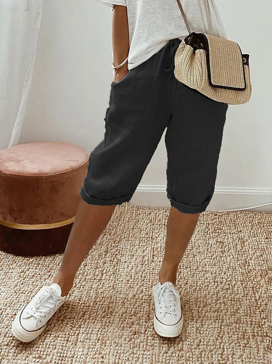 LUI™ – LIGHT COTTON-LINEN SHORTS